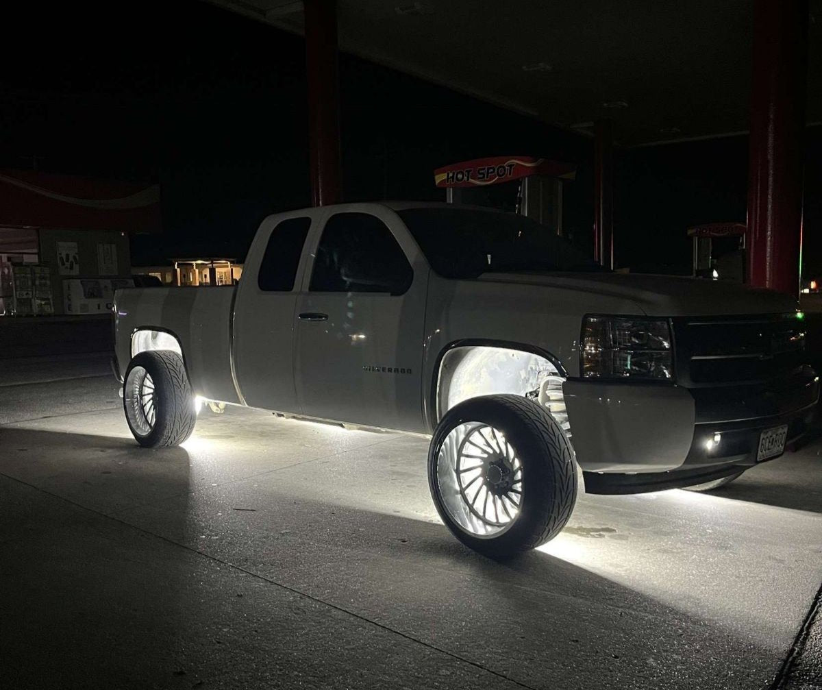 12v Quad Row High Intensity Wheel Lights
