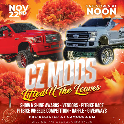 CZMODS Truck Show 2025 Pre-registration